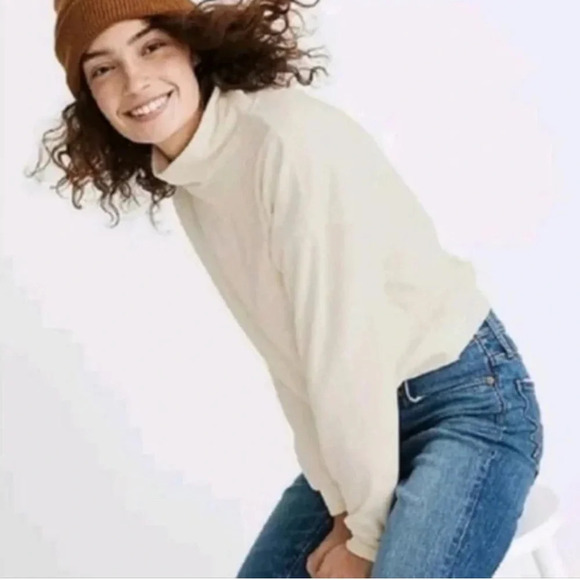 Madewell Turtleneck Tunic Sweatshirt Size XS - Picture 1 of 8